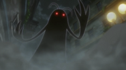 Das Phantom bewegt sich den Weg entlang.