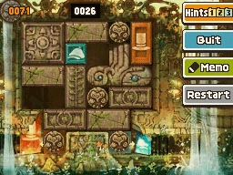 Slide the left plain horizontal block up