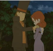 Layton comforting Janice