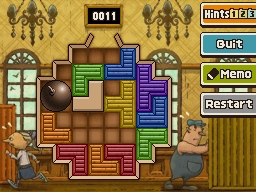 Slide the right red block down