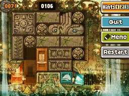 Slide the bottom round block up