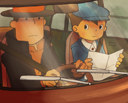 Layton und Luke im Intro