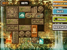 Slide the top patterned horizontal block right