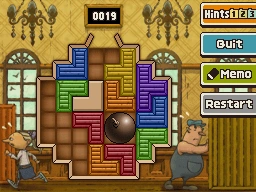 Slide the left red block up - right