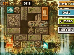 Slide the middle round block down and right