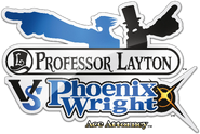 Professor Layton VS Phoenix Wright Logo