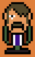 Inspector Chelmey 8 bit art.