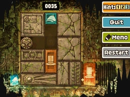 Slide the round block left