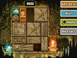 Slide the top square block right