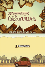 Prof curious village frontscreen