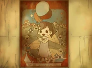 Affiche du parc d'attractions l'étrange village