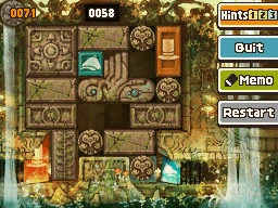 Slide the right patterned horizontal block right