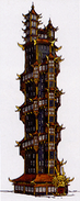 Artwork vom Pagodenturm