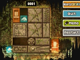 Slide the left small horizontal block down