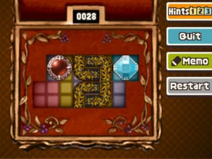 Move the red jewel right and up