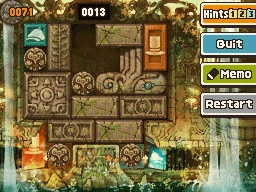 Slide the top right round block left and down