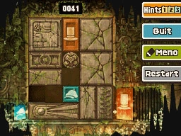 Slide the bottom small horizontal block up