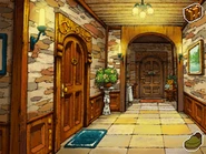 Hall to Luke's room.