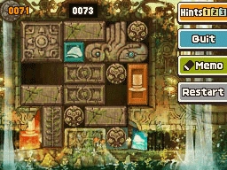 Slide the square block up