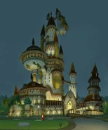 Reunion Inn at night