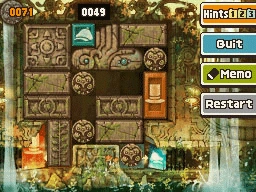 Slide a round block up