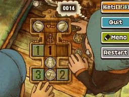 Move the Left wing coin left - up - left