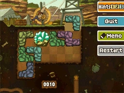 Slide the light blue block left