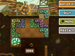 Slide the light blue block right