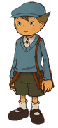 Full-Body Illustration Professor Layton und das geheimnisvolle Dorf