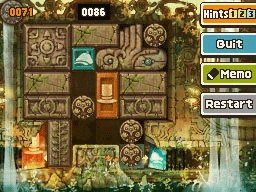 Slide a round block right