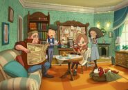 Layton´s Mystery Journey Artwork Büro