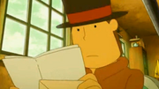 Layton receiving a letter.png