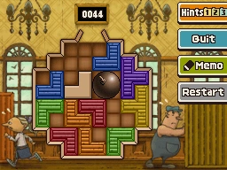 Slide the left blue block down left down