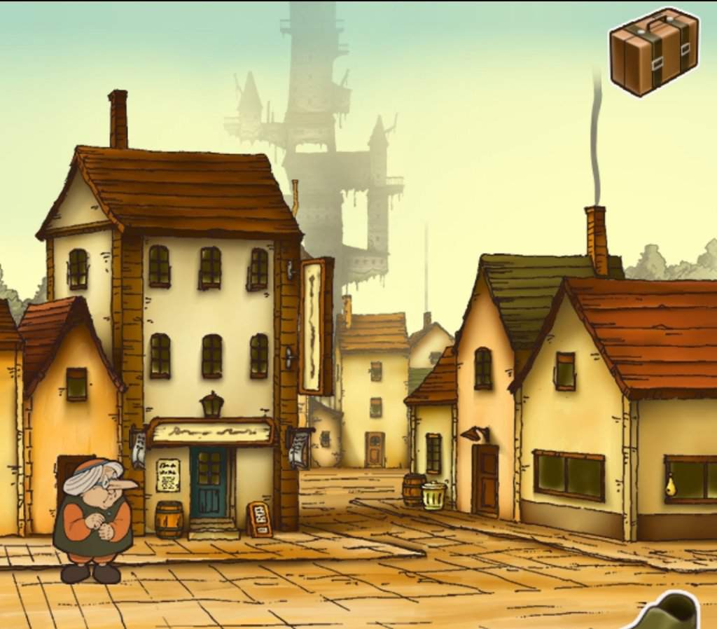 Professor Layton Et L etrange Village Entrée du village | Wiki Professeur Layton | Fandom