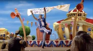 "Sorry, Mayor! My feet are going ... cuckoo!