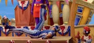 Sportacus is completely helpless!