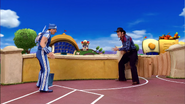 Sportacus and Robbie Rotten Western Duel