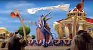 Sportacus is sent spinning!