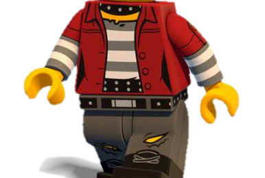 Lego city undercover costumes red brick top