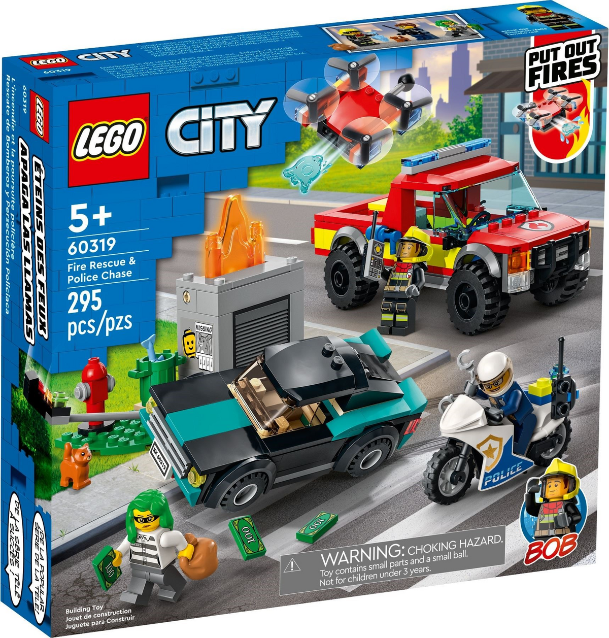 Lego city sky police and online fire brigade