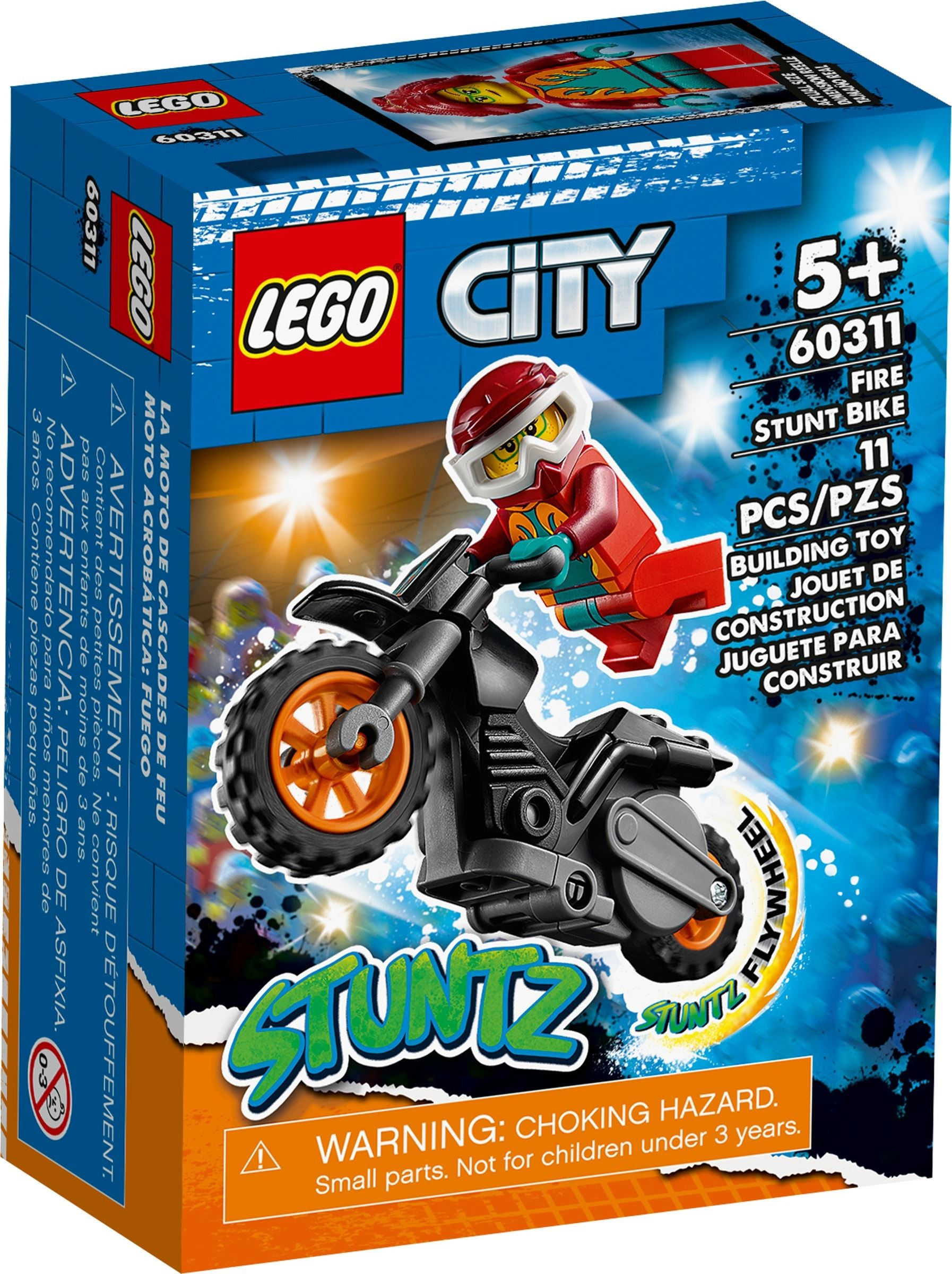 LEGO City Stuntz Chicken Stunt Bike 60310 Building Kit (10 Pieces)