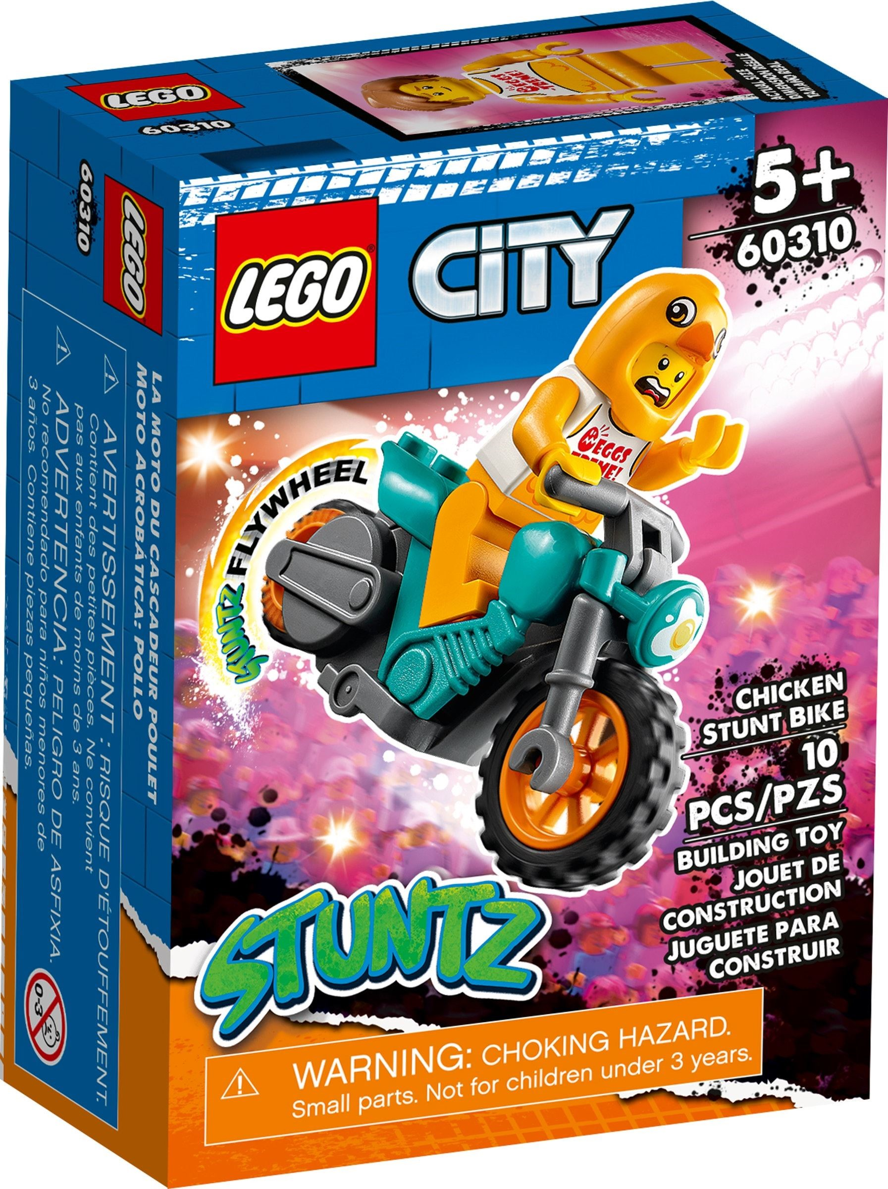 Lego Lego ® city - le transport de l'hélicoptère de la police, jouet de  construction enfant 5 ans et plus, 317 pièces - 60244