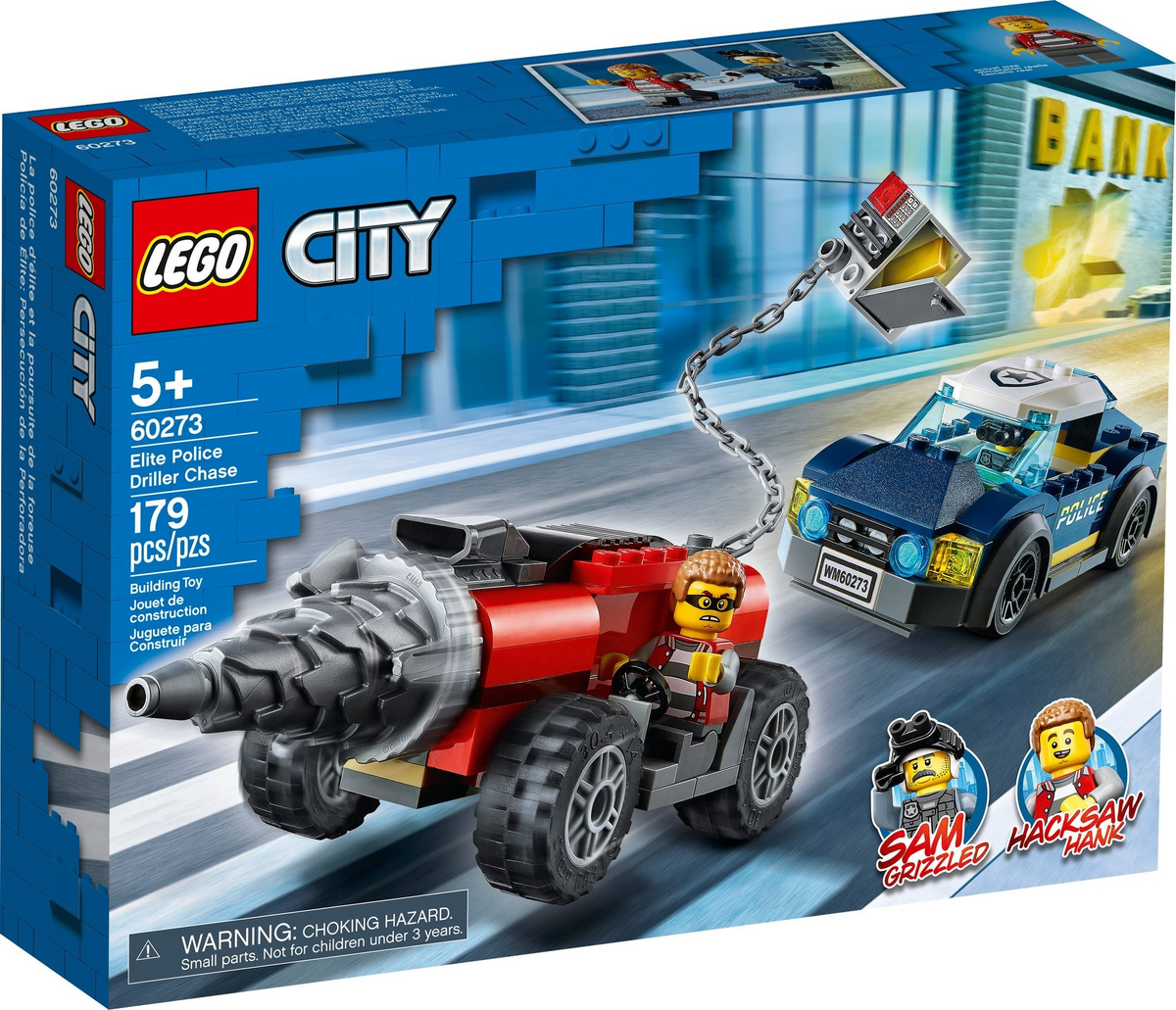 60273 Elite Police Driller Chase | Lego City Adventures Wiki | Fandom