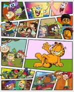 LCA on the Garfield welcome poster.