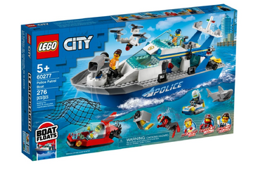 Police boat lego set discount