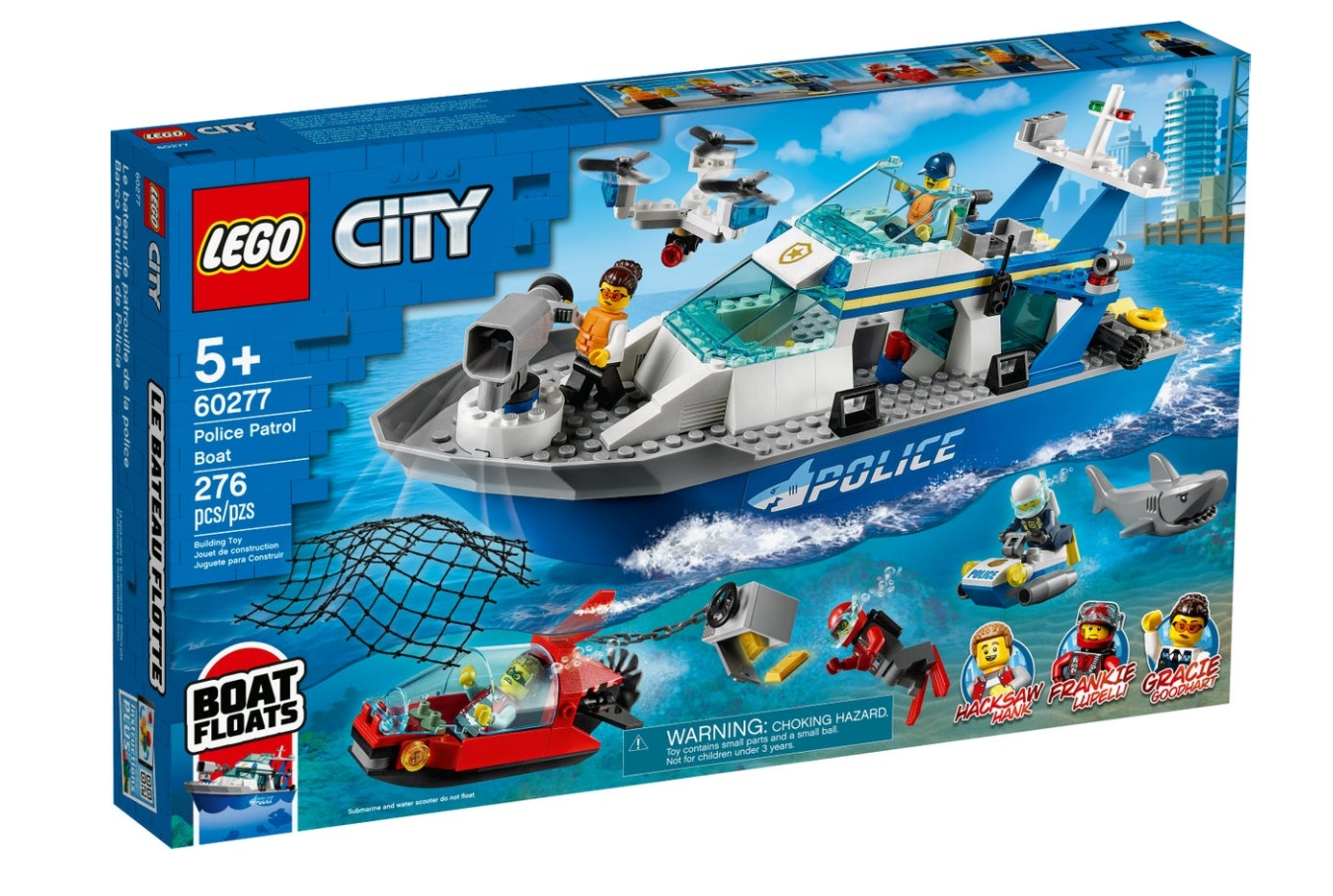 60277 Police Patrol Boat Lego City Adventures Wiki Fandom