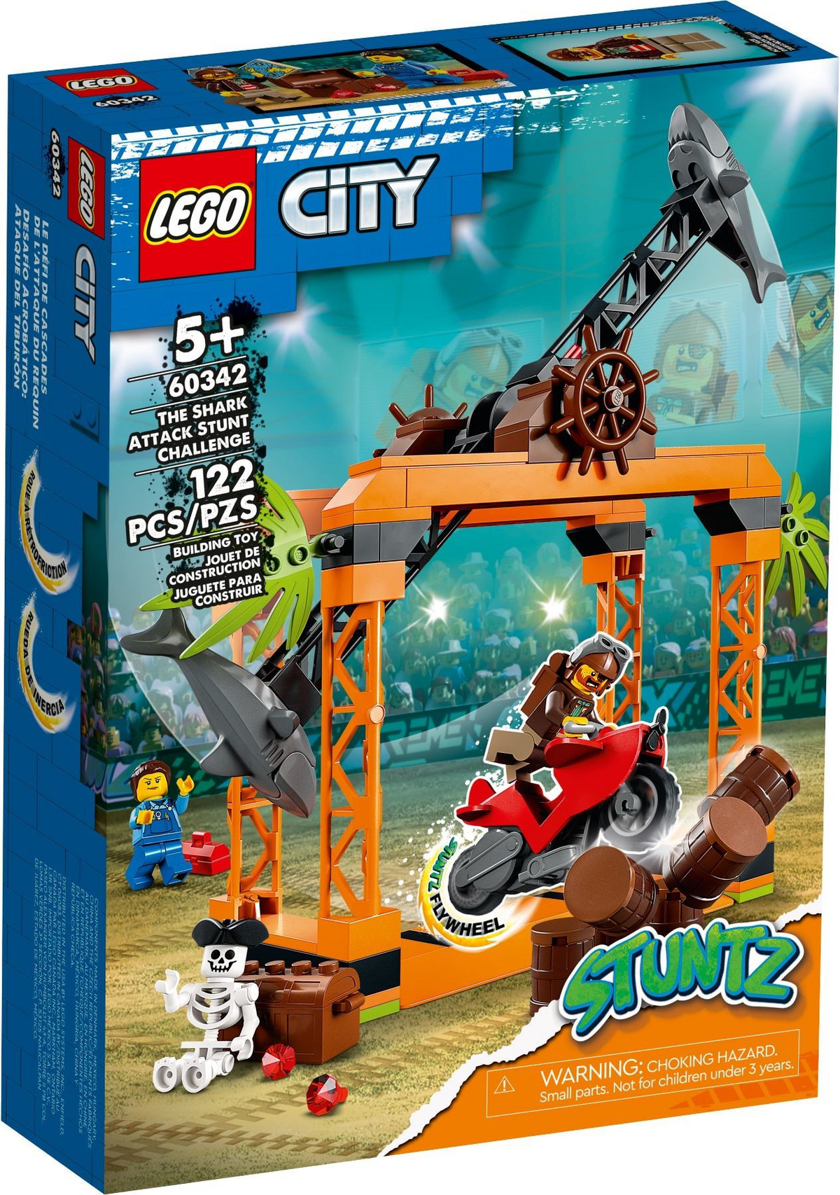 Lego shark attacks new arrivals