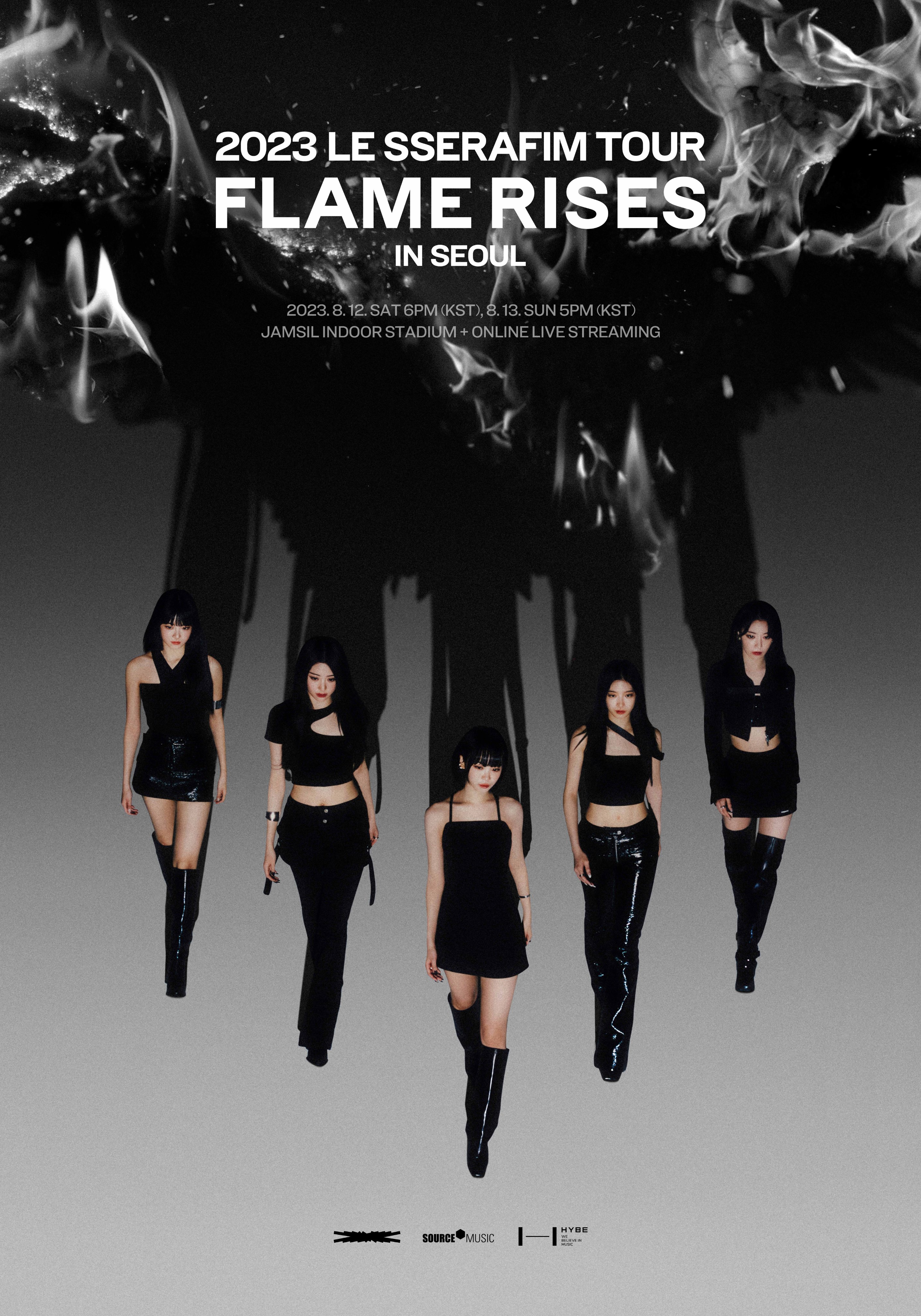 激安オンラインセール LESSERAFIM ルセラフィム FLAME RISES 会場限定