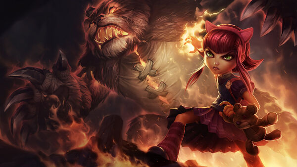 Live Wallpaper: League of Legends/Wild Rift - Red Riding Annie 