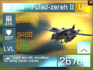 Fulad-zereh II Rank 1, Level 1